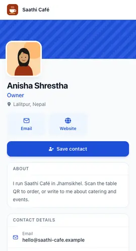 The Corporate profile template