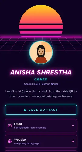The Neon profile template