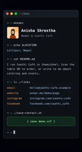 The Terminal profile template